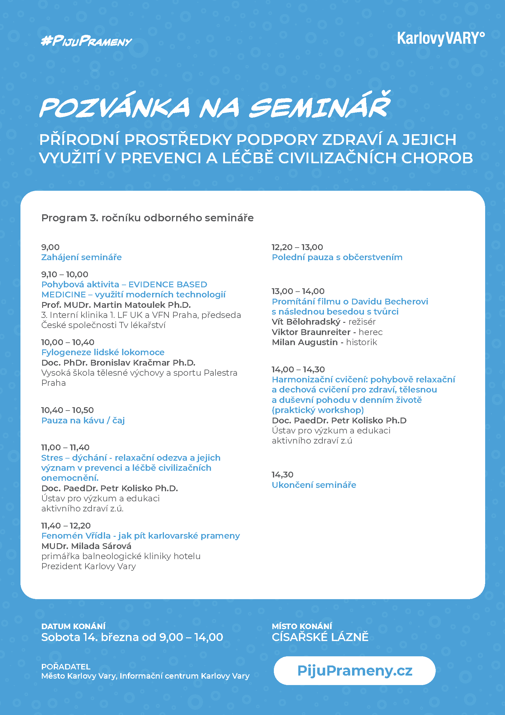Program semináře